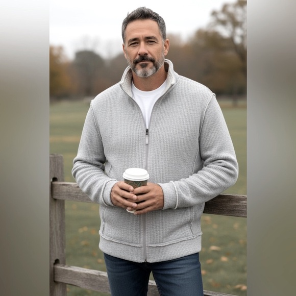 Dkny Other - Like New DKNY Active Men's Distressed Fleece Jacket